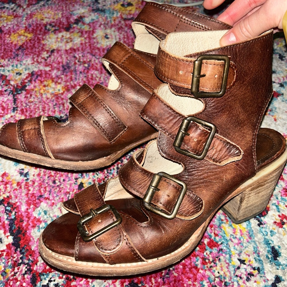 Freebird Quail buckle boots Size 7